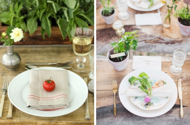 20 Fruit & Vegetable Place Settings 