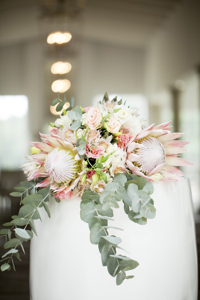 Blushing Bride Protea Wedding by As Sweet As Images 