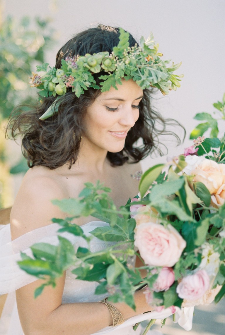 20 Floral Crowns For Boho Brides Southbound Bride 6944