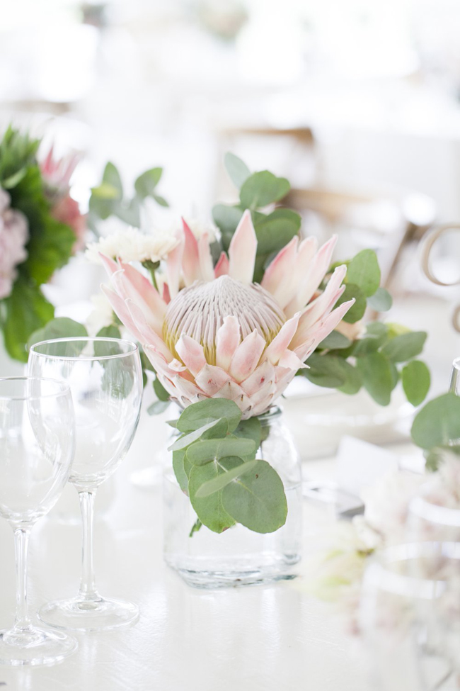 Blushing Bride Protea Wedding by As Sweet As Images