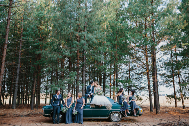 Wedding Party in Forest | Credit: Carolien & Ben (19)