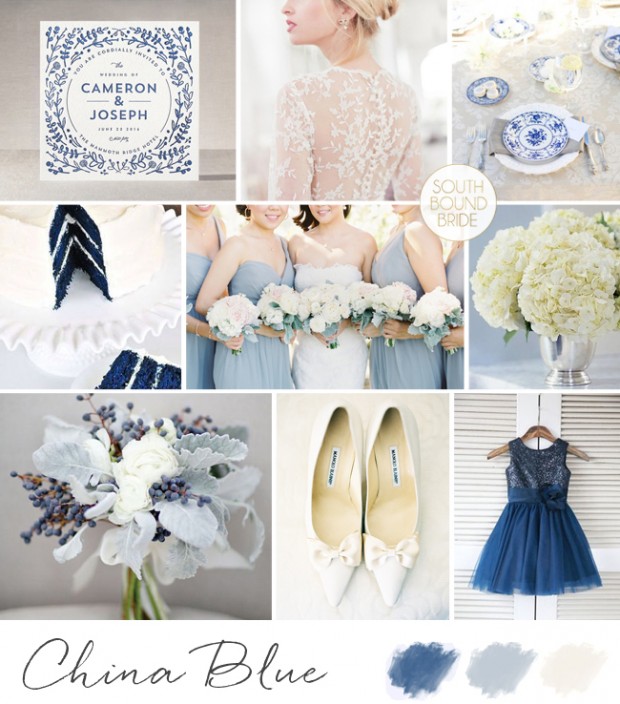 10 Blue Wedding Colour Palettes | SouthBound Bride