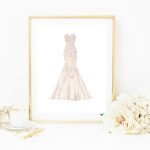 10 Custom Bridal Illustration Keepsakes