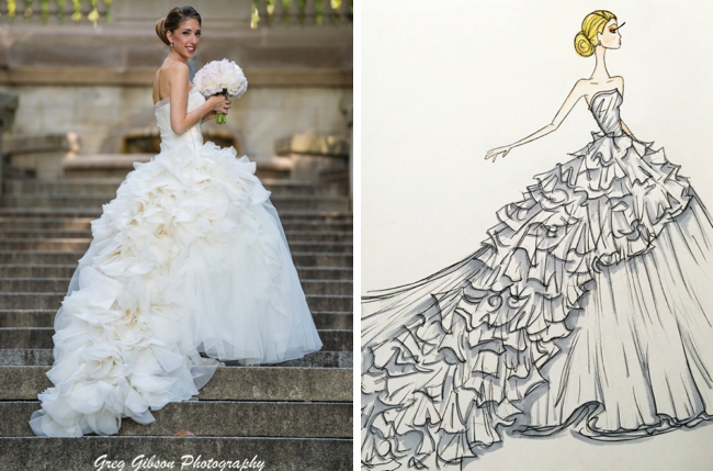 10 Custom Bridal Illustration Keepsakes | SouthBound Bride