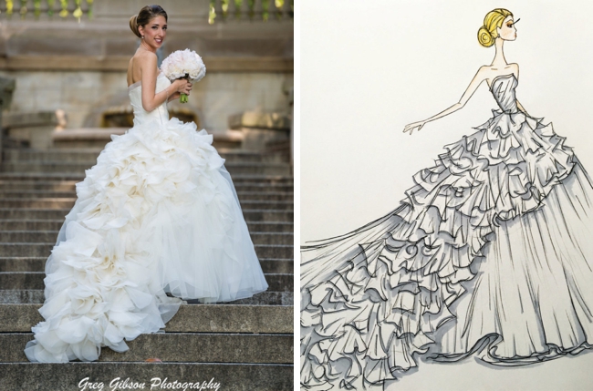 10 Custom Bridal Illustration Keepsakes SouthBound Bride