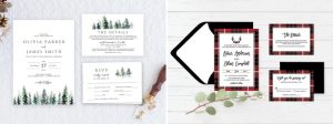 Printable Winter Wedding Invitations