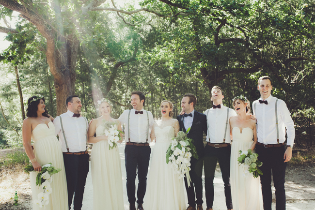 Magical Forest Wedding Bridal Party | Image: Fiona Clair