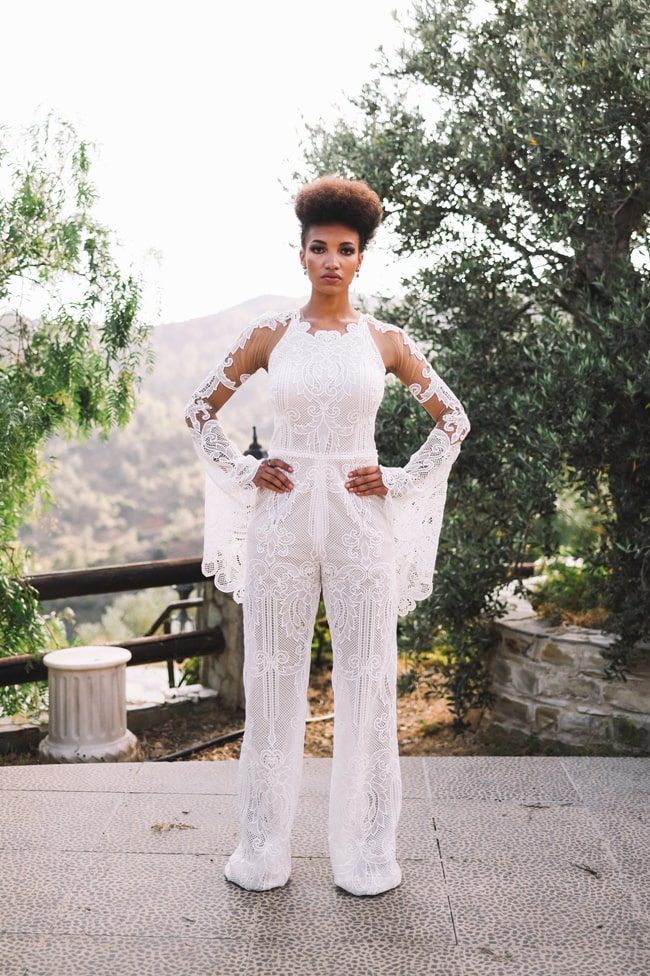 12 gorgeous bridal jumpsuits for every bride to be