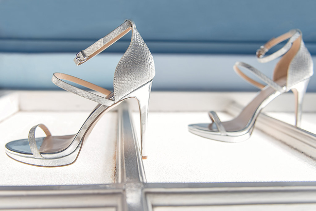 Silver Wedding Shoes