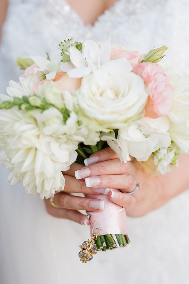 Pink & White Bridal Bouquet