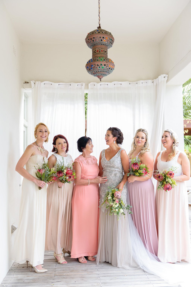 Mixed Pastel Bridesmaid Dresses