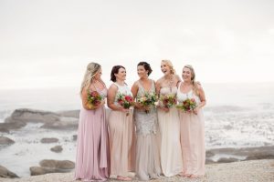 Mixed Pastel Bridesmaids