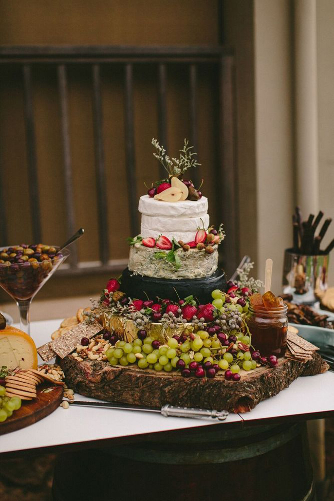 Cheese Wheel Wedding Cake