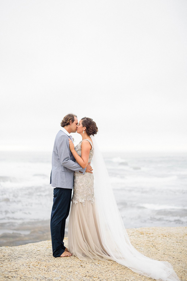 Bride & Groom at Clifton Beach