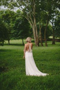 Julia Ferrandi Wedding Dress with Back Detail