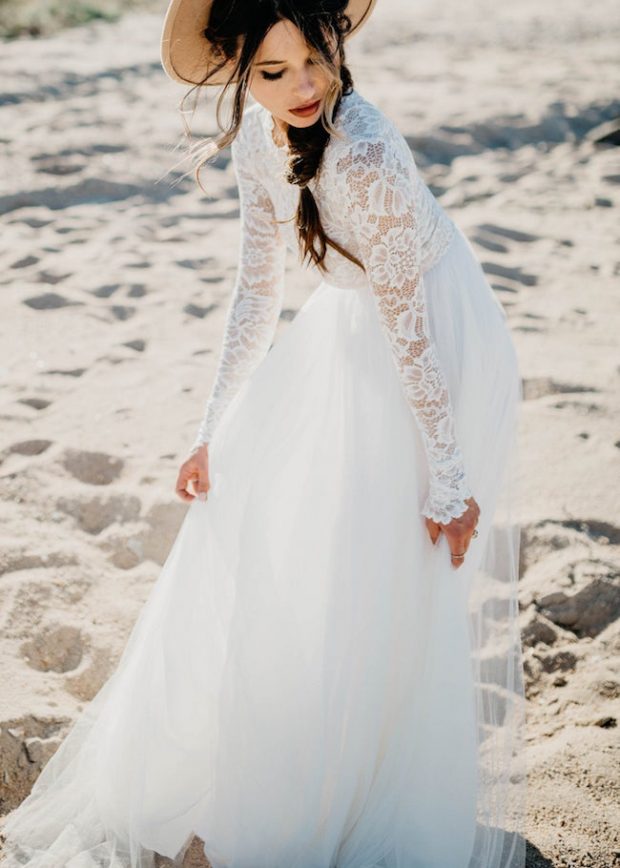 25 Boho Chic Wedding Dresses from Etsy | SouthBound Bride