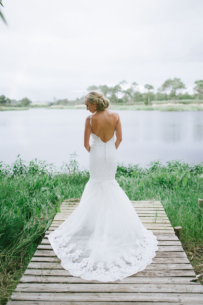 Low Back Janita Toerien Wedding Dress