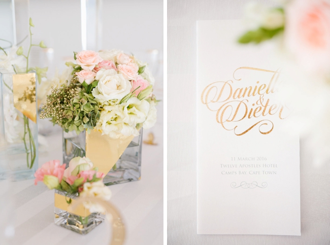 Elegant Pink & Gold Cape Town Wedding by Tasha Seccombe