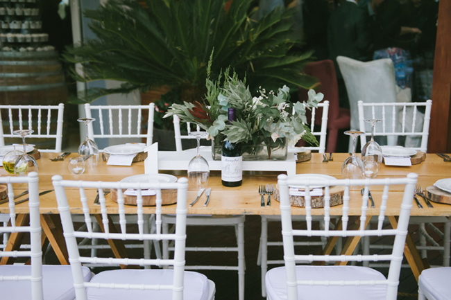 Elegant Rustic Wedding Table Decor