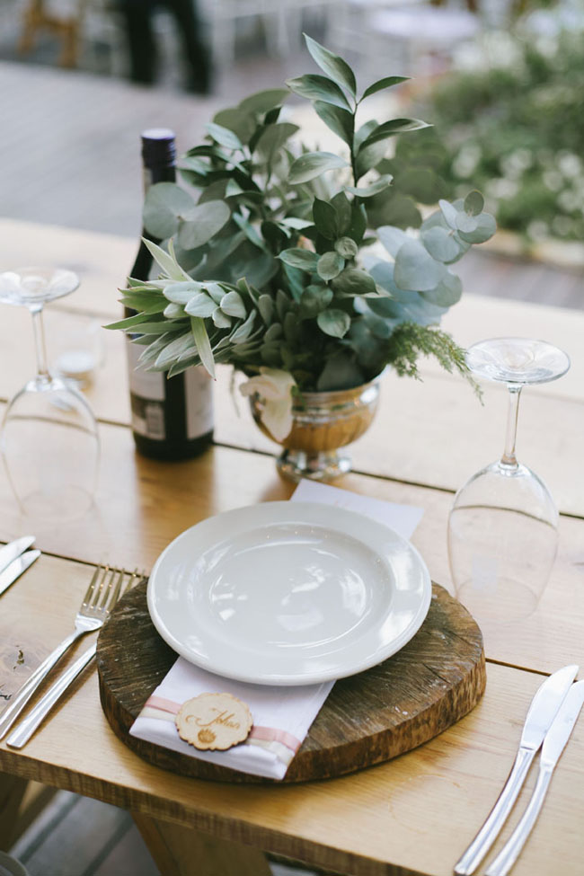 Elegant Rustic Place Setting