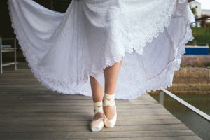 Bride in Ballet Slippers