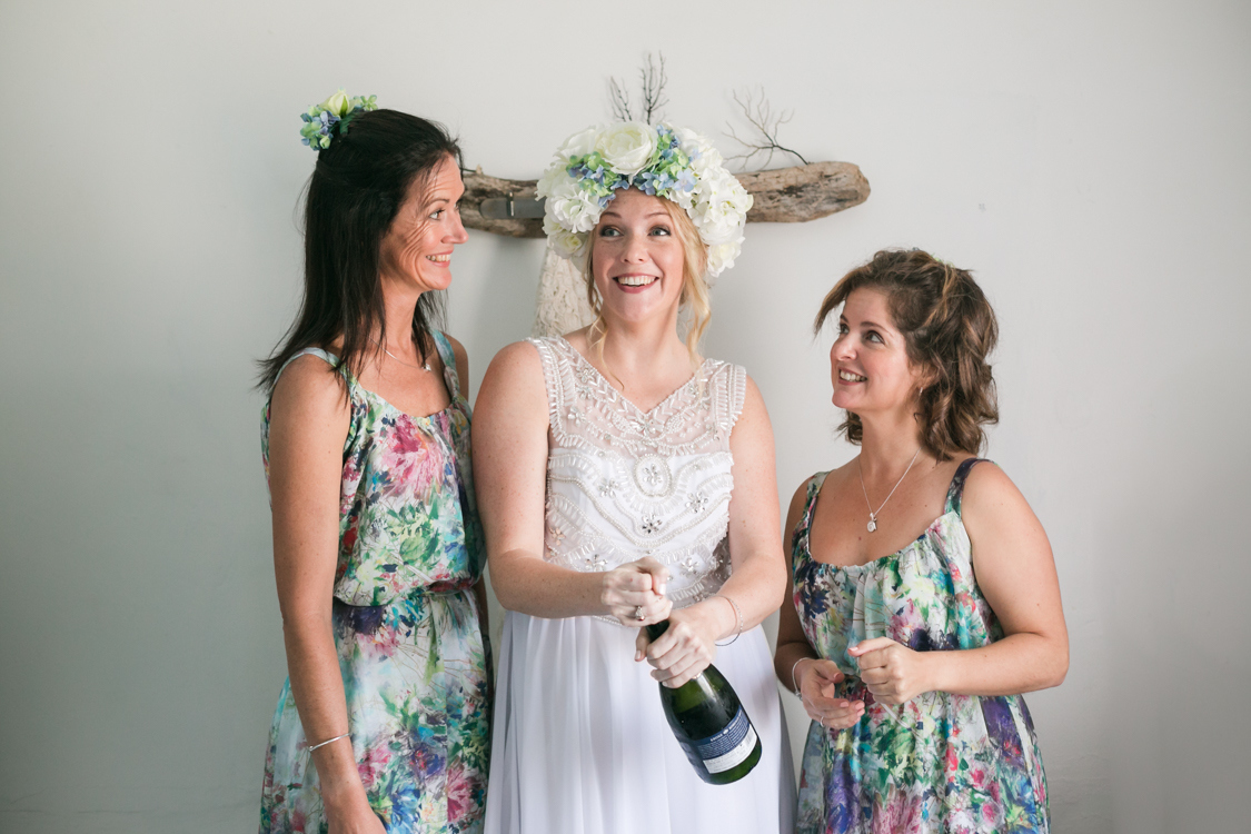 Flower Print Bridesmaids | Image: Long Exposure