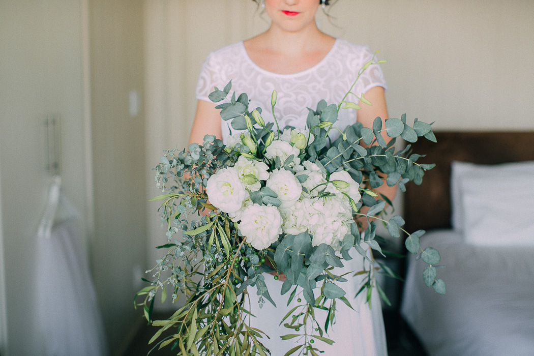 Organic Greenery Bouquet | Credit: Michelle du Toit