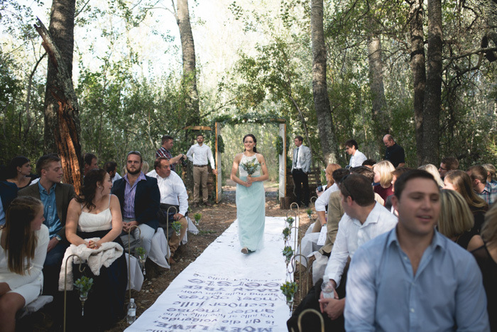 Printed Aisle Runner | Credit: Those Photos