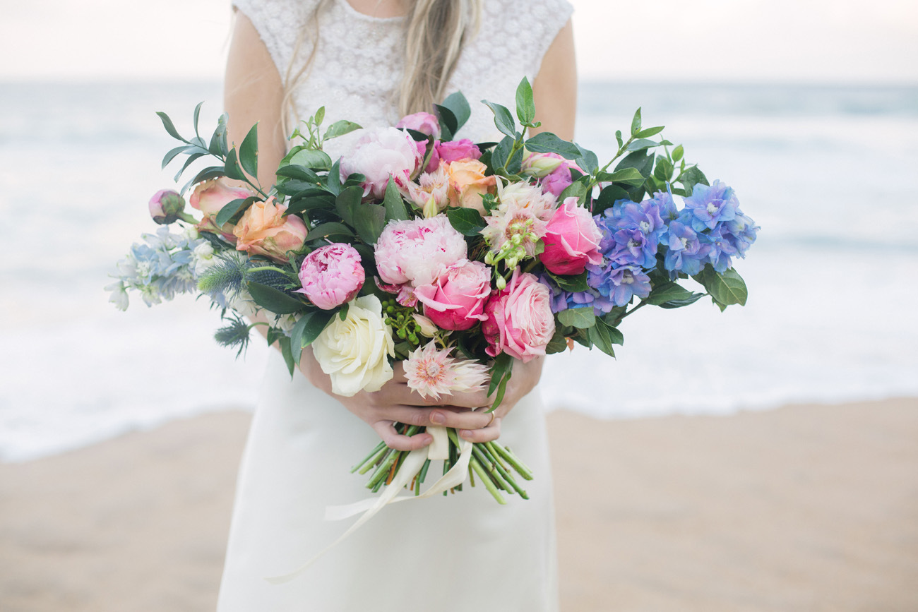 Pastel Wedding Bouquet