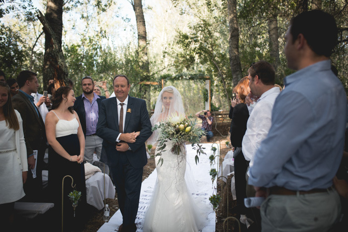 Forest Wedding Ceremony | Credit: Those Photos