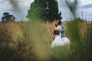 Floral Luxe Wedding Bride & Groom | Credit: Knot Just Pics