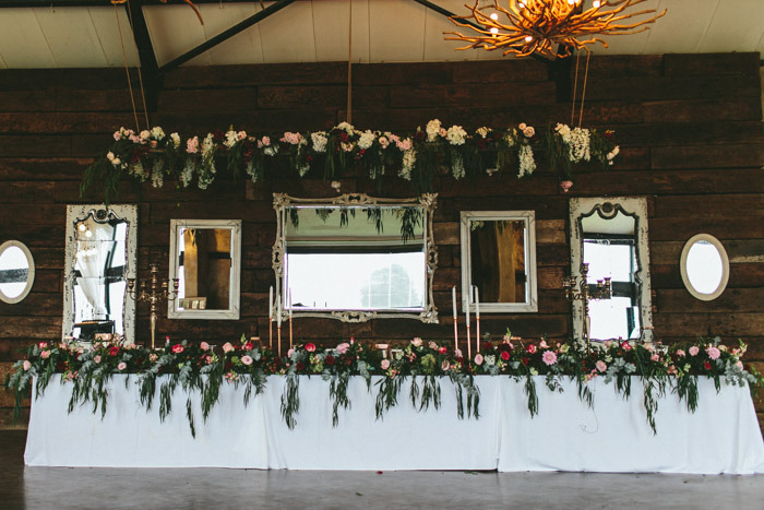 Floral Luxe Wedding Reception Decor | Credit: Knot Just Pics