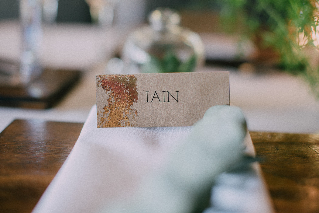 Gold Foil Kraft Place Names | Credit: Michelle du Toit