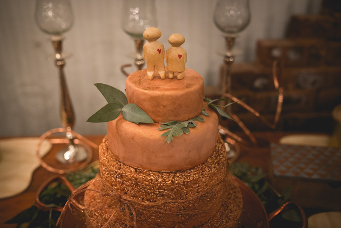 Rice Krispie Wedding Cake | Credit: Those Photos