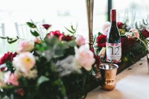 Wine Bottle Table Number | Credit: Knot Just Pics