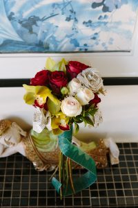 Rose and Paper Flower Bouquet | Credit: Andries Combrink & Runaway Romance
