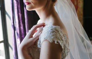 Lace Sleeve Wedding Dress | Credit: Andries Combrink & Runaway Romance