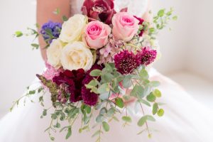 Berry Tone Bridal Wedding Bouquet | Credit: Cheryl McEwan