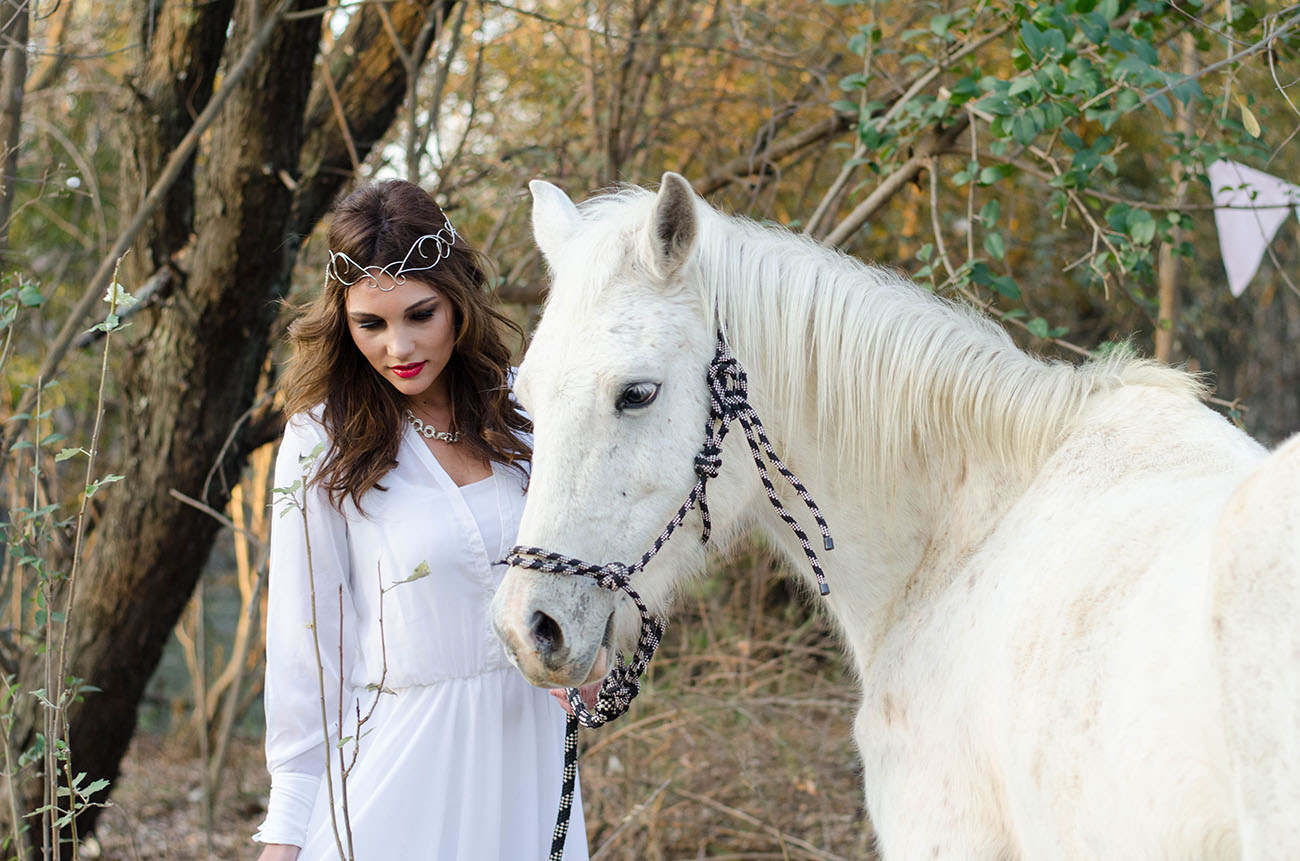 Bride with Horse | Credit: MORE Than Just Photography