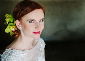Bride with Orchid Hair Decoration | Credit: Andries Combrink & Runaway Romance