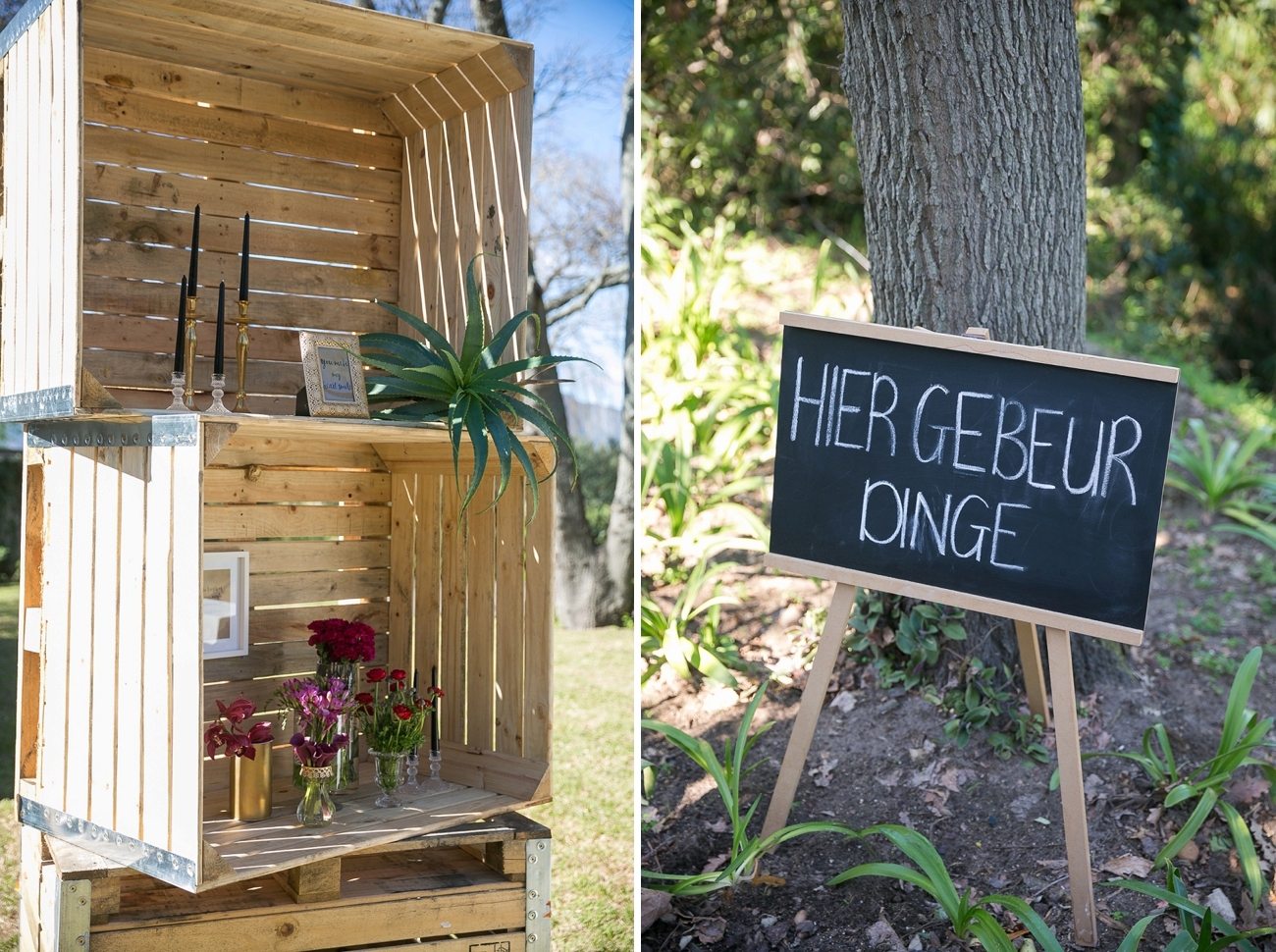 Winter Rustic Glamour Wedding | Credit: Karina Conradie