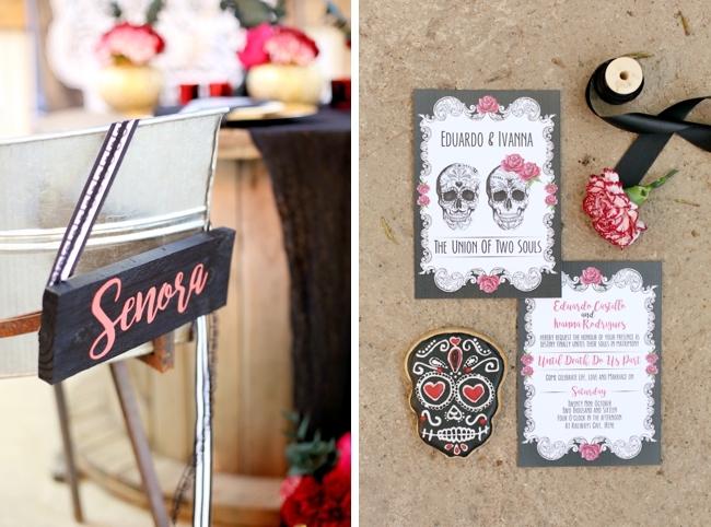 Senora Calligraphy Chair Sign | Credit: Hello Love Photography