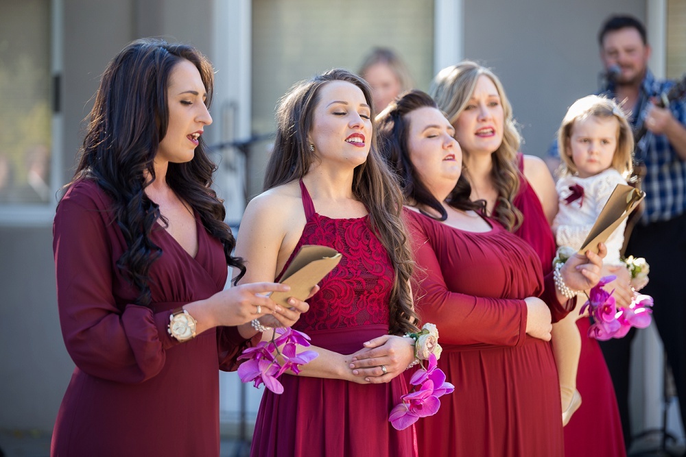 Bridesmaids at Ceremony | Credit: Karina Conradie