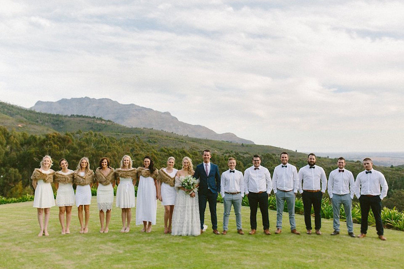 Vineyard Wedding Party | Credit: Kikitography