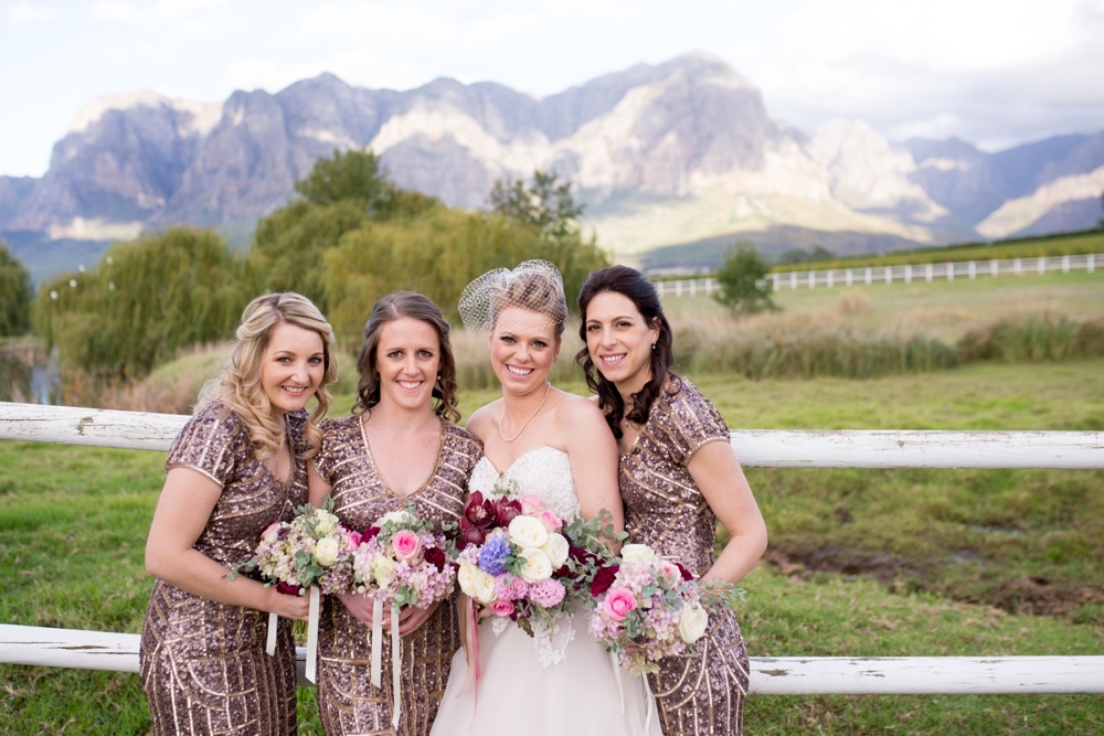 Rose Gold Bridesmaid Dresses | Credit: Cheryl McEwan