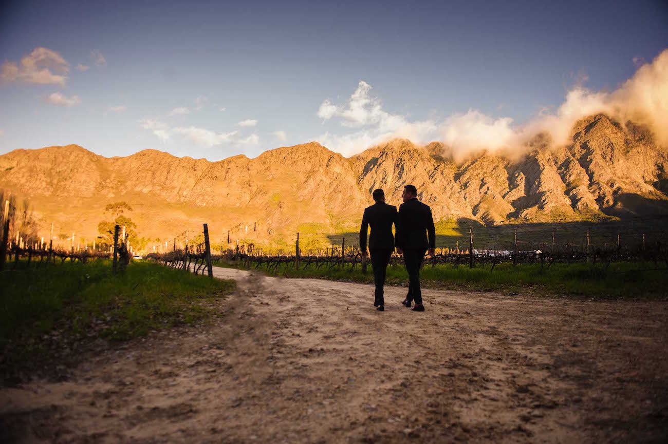 Groom and Groom | Credit: Vizion Photography