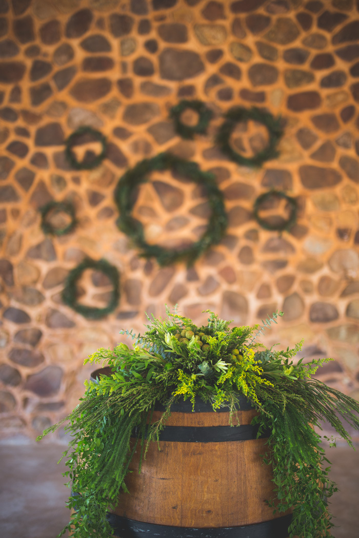 Greenery Altar | Credit: Those Photos