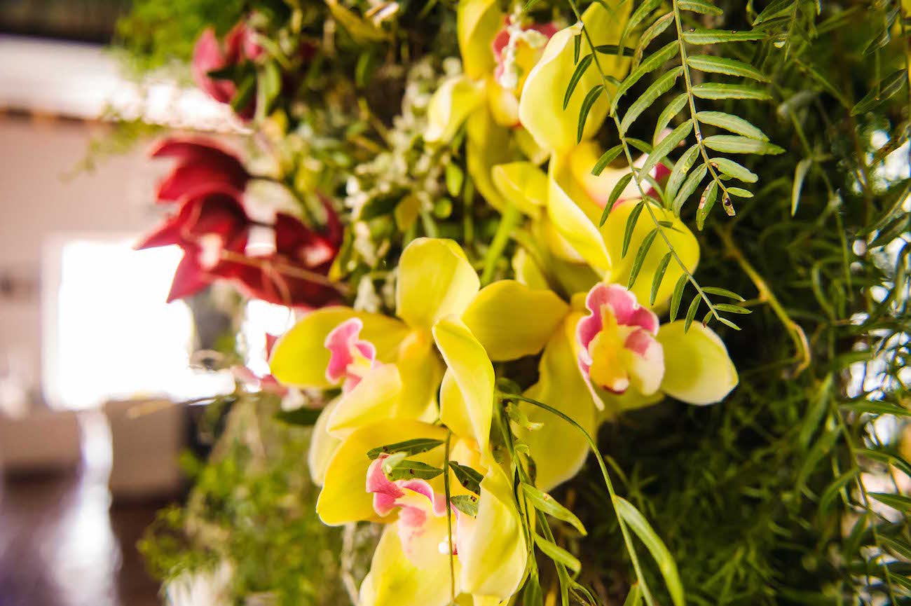 Orchid Wedding Decor | Credit: Vizion Photography