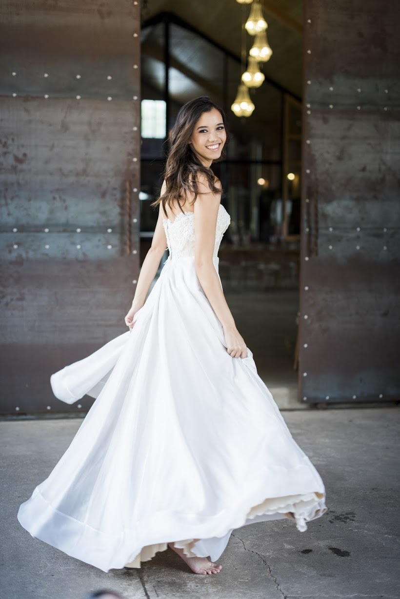 Janita Toerienc Wedding Dress with Full Skirt | Credit: Jack & Jane Photography