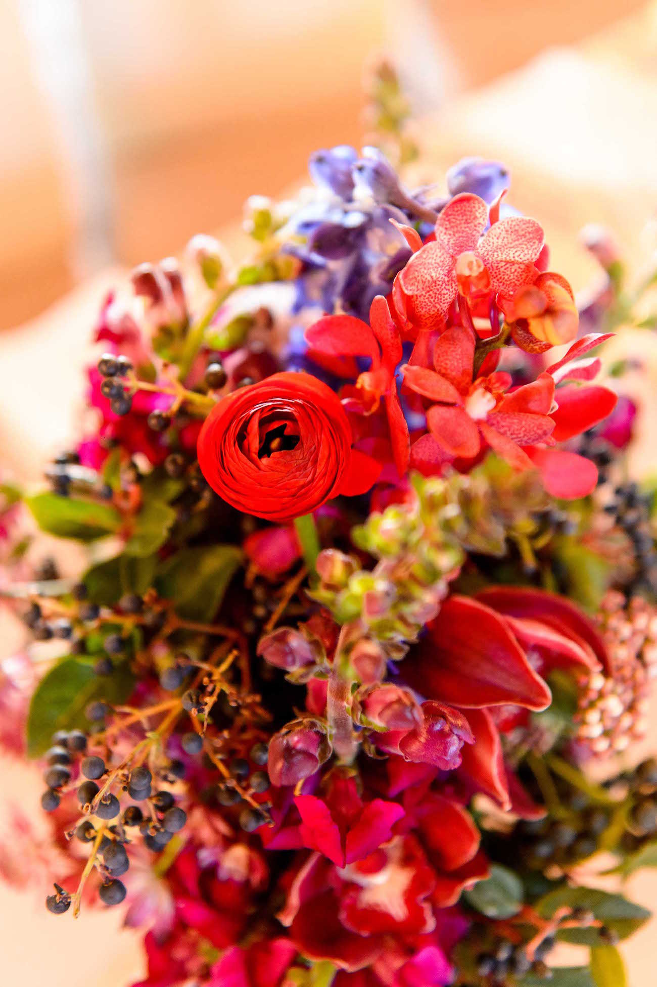 Colorful Centerpiece | Credit: Vizion Photography